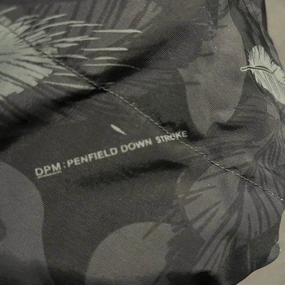 VTG Penfield DPM Down Stroke Feather Print Puffer Jacket Mens XL Outdoors Winter - Picture 7 of 9